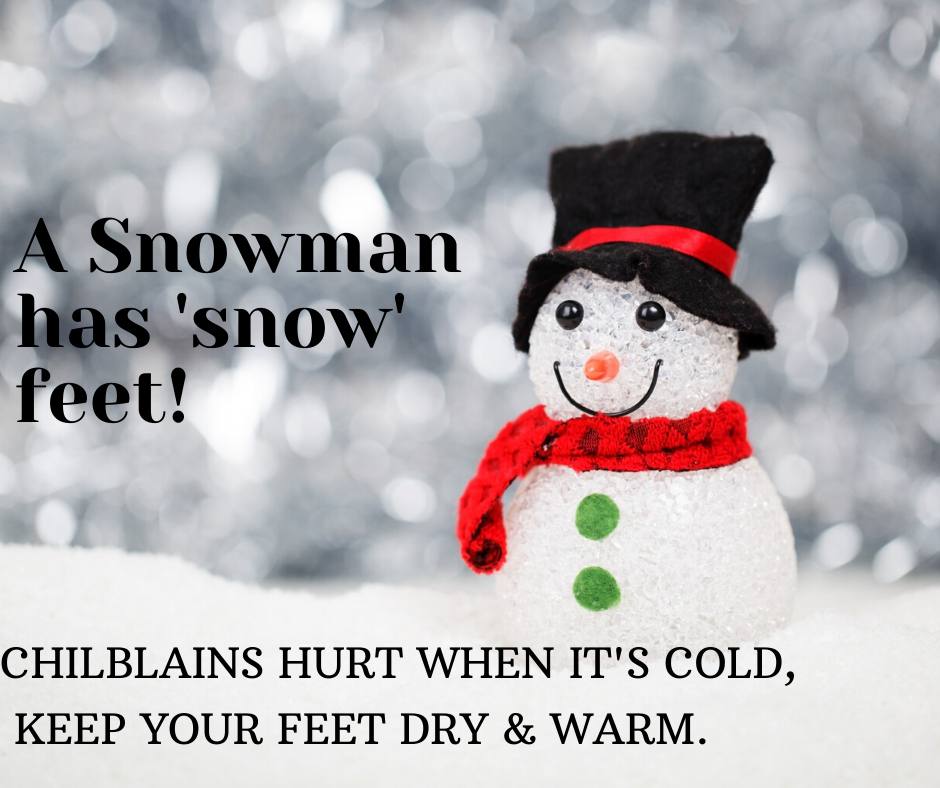 Winter Foot Care Tips…